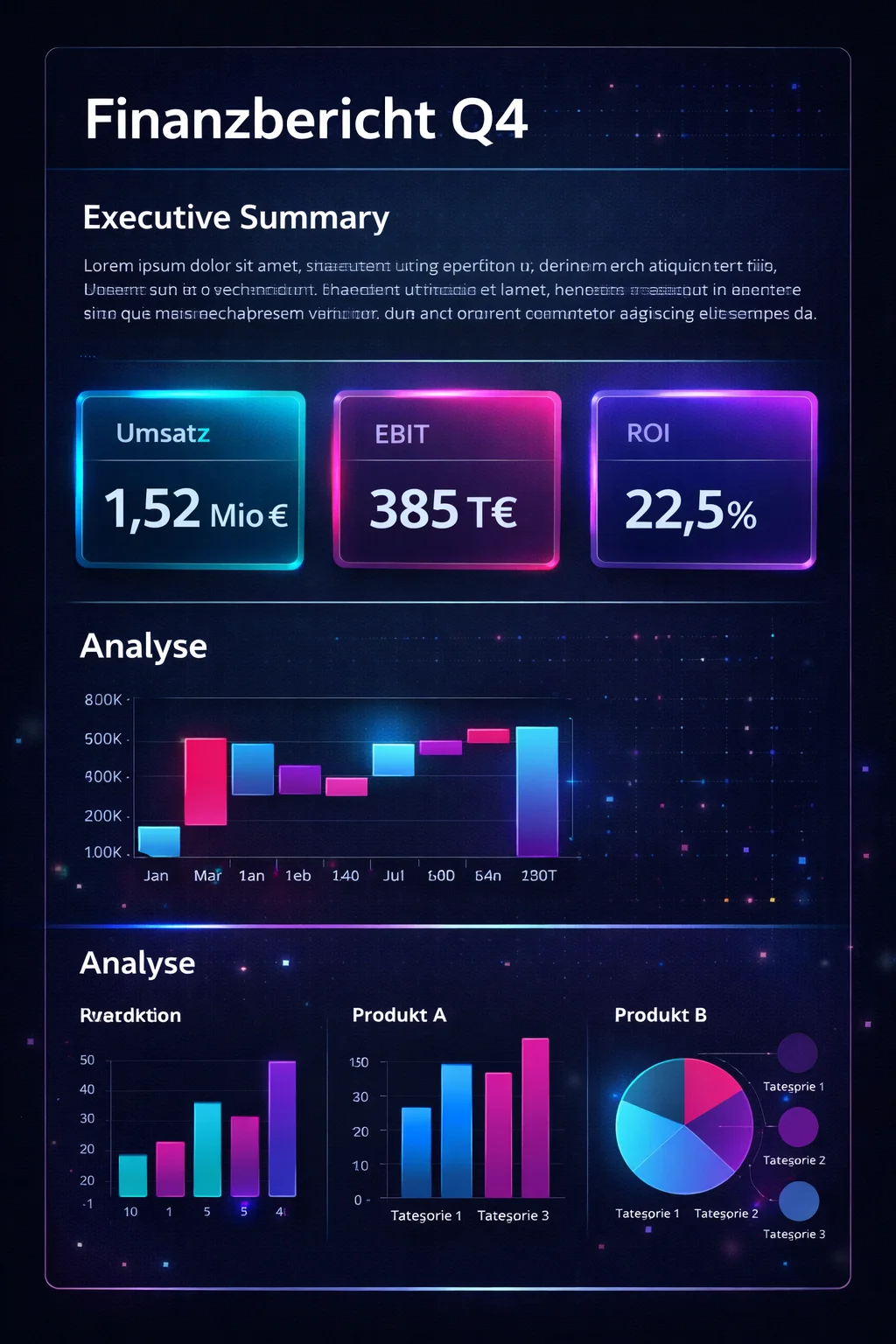 Finanzbericht Template